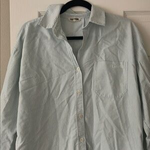 Djerf Avenue Breezy striped shirt